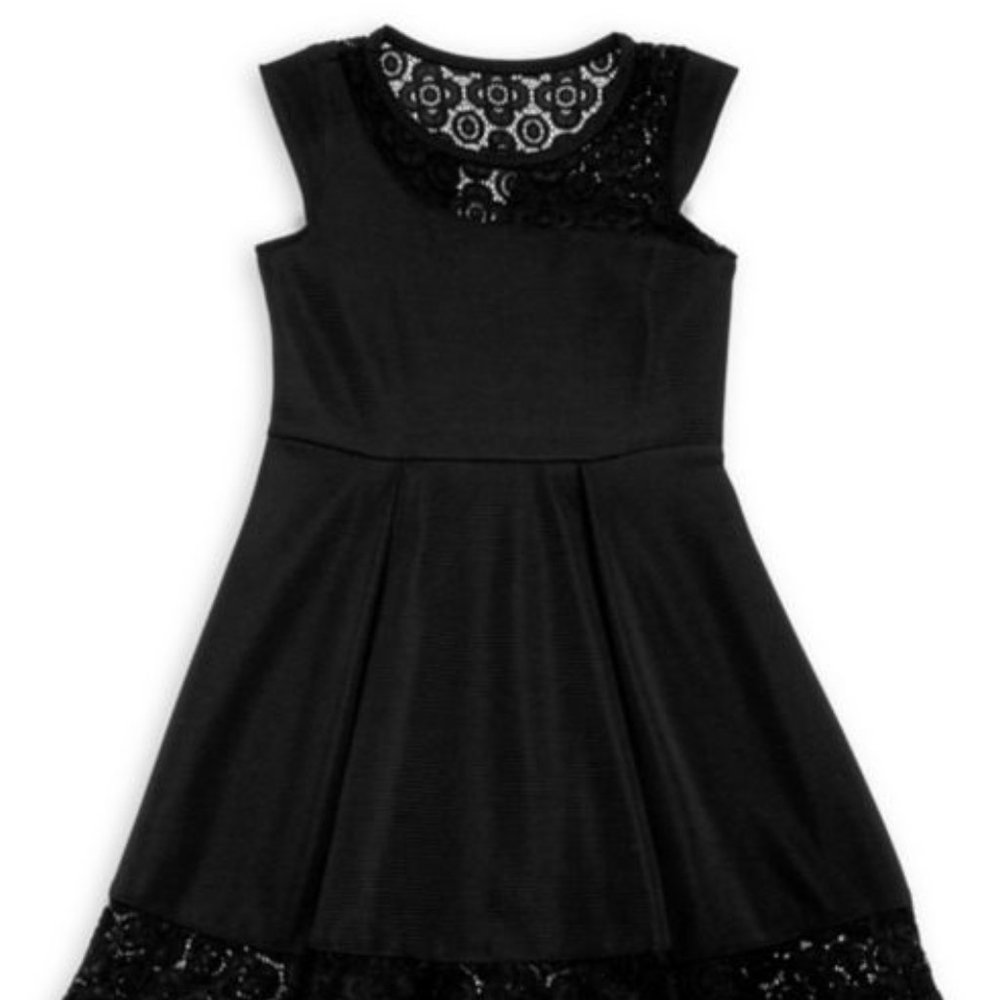 Iris & Ivy Girl's Lace Skater Dress NWT size 16